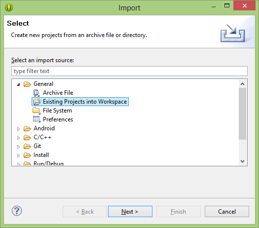 Cara Import Proyek Android Eclipse