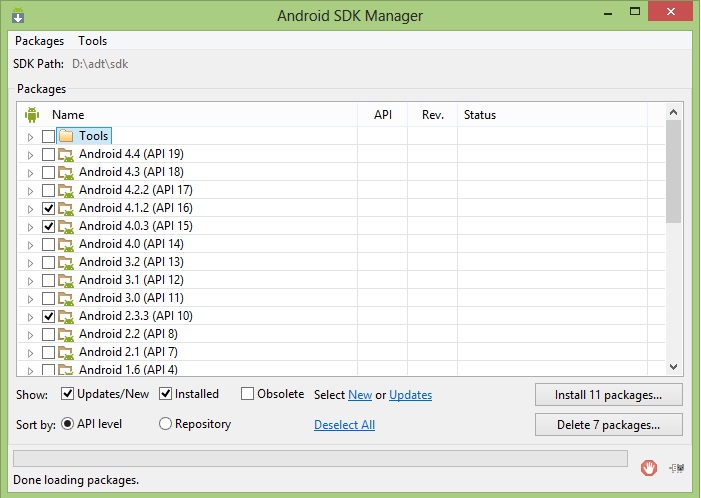 Cara Update Android SDK