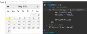 Tutorial Penggunaan Komponen jQuery UI DatePicker – CandraLab Studio